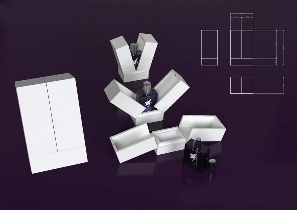 Pegasus perfume box 3D visualisation v2